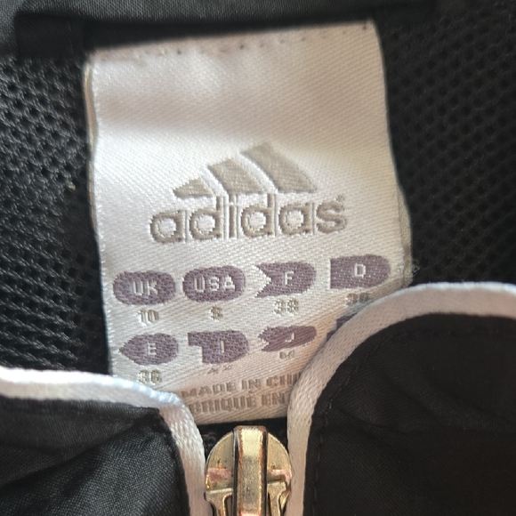Adidas Women's Black Windbreaker Jacket - Picture 3 of 7